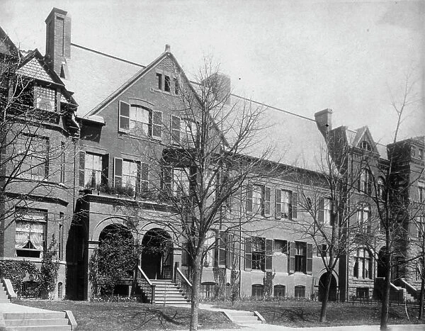 Sen. John Sherman's house, Mass. Ave. near 17th St. N.W. c1897. Creator: Frances Benjamin Johnston