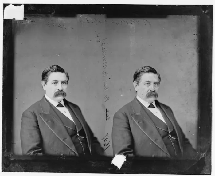 Framed Print : Senator Bainbridge Wadleigh of New Hampshire, 1865-1880. Creator: Unknown Framed Print : Senator Bainbridge Wadleigh of New Hampshire, 1865-1880. Creator: Unknown
