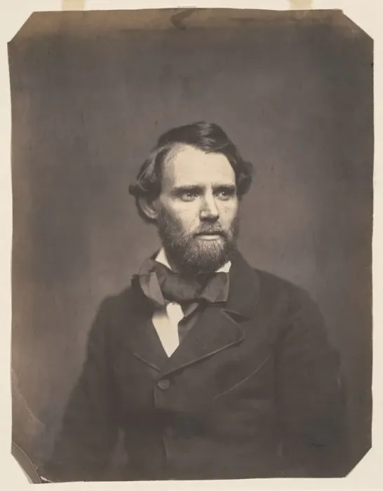 Framed Print : Senator George Ellis Pugh of Ohio, c. 1857. Creator: Whitehurst Studio (American), attributed to