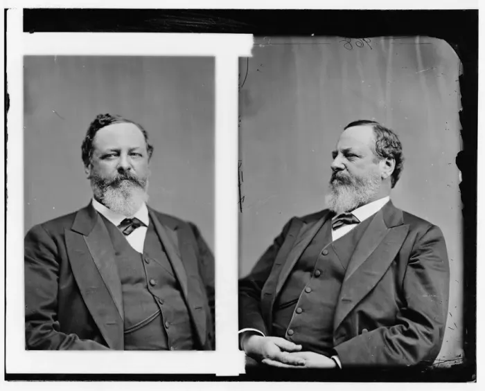 Framed Print : Senator George Hunt Pendleton, 1865-1880. Creator: Unknown Framed Print : Senator George Hunt Pendleton, 1865-1880. Creator: Unknown