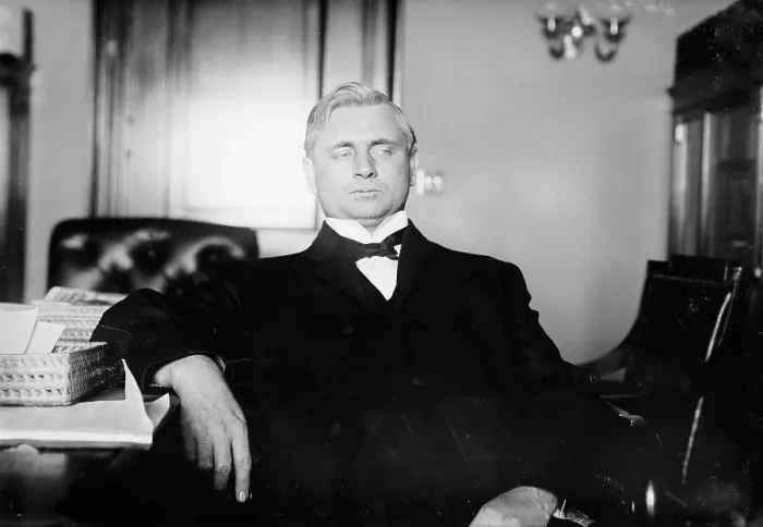 Framed Print : Senator Gore seated, 1910. Creator: Bain News Service Framed Print : Senator Gore seated, 1910. Creator: Bain News Service