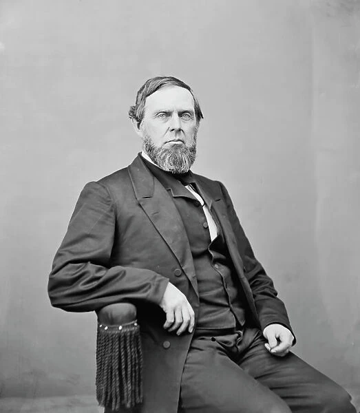 Senator James Harlan of Iowa, between 1865 and 1880. Creator: Unknown