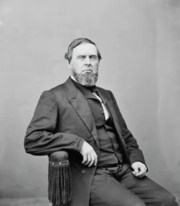 Framed Print : Senator James Harlan of Iowa, between 1865 and 1880. Creator: Unknown Framed Print : Senator James Harlan of Iowa, between 1865 and 1880. Creator: Unknown