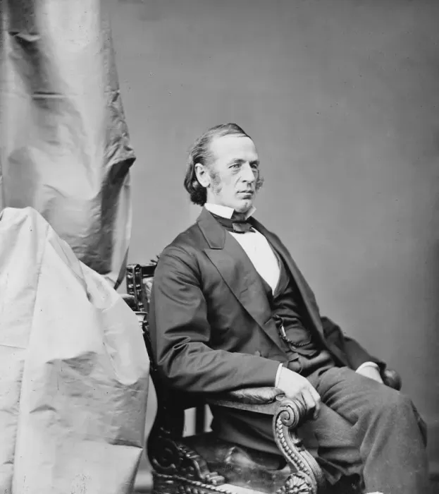 Framed Print : Senator James Willis Patterson of New Hampshire, 1860-1875. Creator: Unknown Framed Print : Senator James Willis Patterson of New Hampshire, 1860-1875. Creator: Unknown
