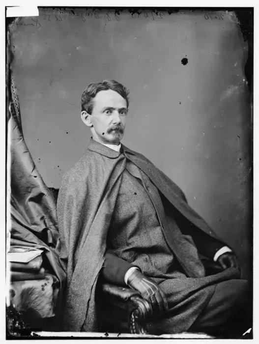 Framed Print : Senator John J. Ingalls of Kansas, 1873. Creator: Unknown
