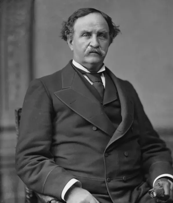 Framed Print : Senator John Stuart Williams of Kentucky, 1870-1880. Creator: Unknown Framed Print : Senator John Stuart Williams of Kentucky, 1870-1880. Creator: Unknown