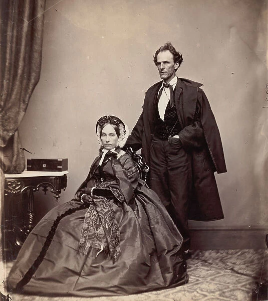 [Senator and Mrs. James Henry Lane], 1861-66. Creator: Brady & Co