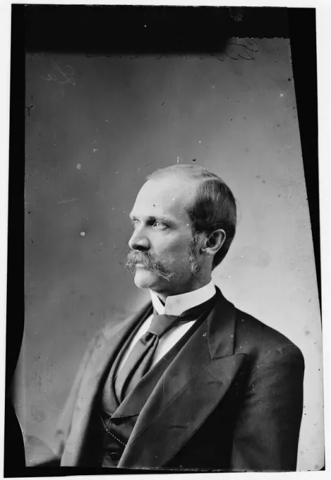 Framed Print : Senator Randall Lee Gibson of Louisiana, between 1870 and 1880. Creator: Unknown Framed Print : Senator Randall Lee Gibson of Louisiana, between 1870 and 1880. Creator: Unknown