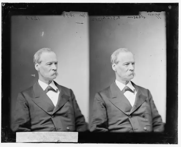 Framed Print : Senator William Sharon of Nevada, 1865-1880. Creator: Unknown Framed Print : Senator William Sharon of Nevada, 1865-1880. Creator: Unknown