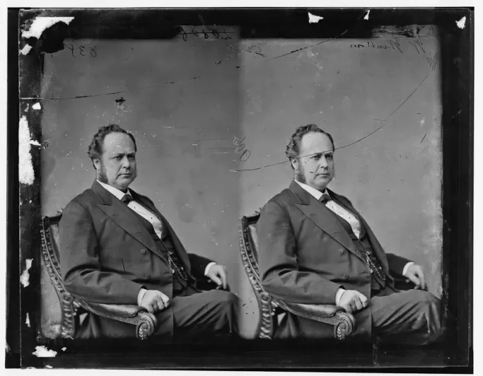 Framed Print : Senator William Windom of Minnesota, c. 1865-1880. Creator: Unknown Framed Print : Senator William Windom of Minnesota, c. 1865-1880. Creator: Unknown