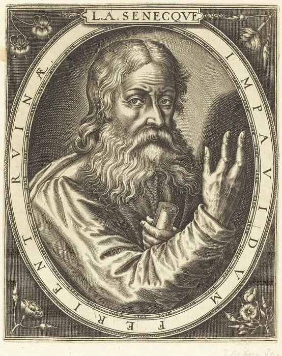 Framed Print : Seneca. Creator: Thomas de Leu Framed Print : Seneca. Creator: Thomas de Leu