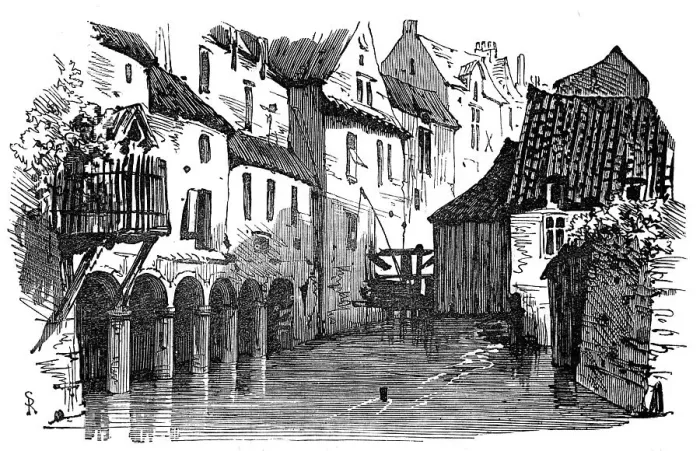 Framed Print : On the Senne, Brussels, 1872. Creator: Unknown Framed Print : On the Senne, Brussels, 1872. Creator: Unknown