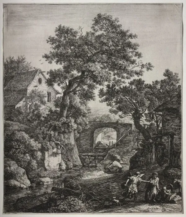 Framed Print : Sephora Circumcising Her Son. Creator: Anthonie Waterloo (Dutch, 1609 / 10-1690) Framed Print : Sephora Circumcising Her Son. Creator: Anthonie Waterloo (Dutch, 1609 / 10-1690)