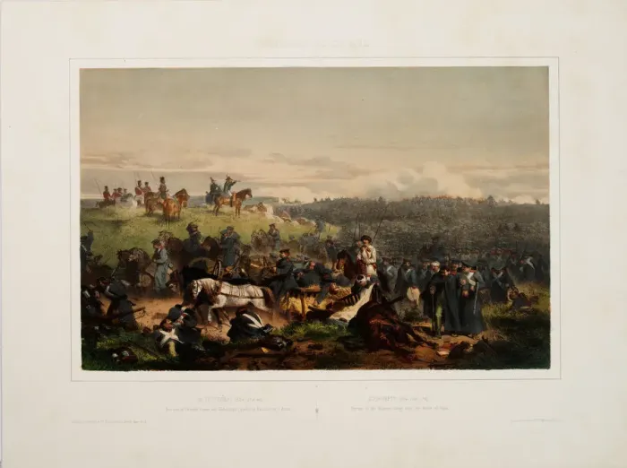 Framed Print : September 20, 1854. Retreat of the Russian Army after the Battle of the Alma, 1855 Framed Print : September 20, 1854. Retreat of the Russian Army after the Battle of the Alma, 1855
