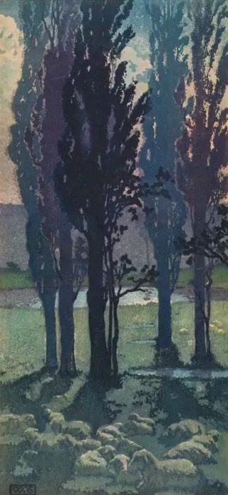 Framed Print : September Moon, c1901, (1928). Artist: William Giles Framed Print : September Moon, c1901, (1928). Artist: William Giles