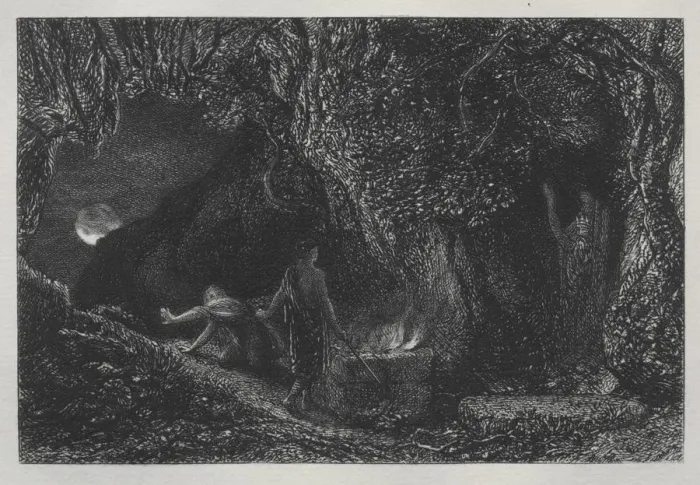 Framed Print : The Sepulchre, 1883. Creator: Samuel Palmer (British, 1805-1881) Framed Print : The Sepulchre, 1883. Creator: Samuel Palmer (British, 1805-1881)