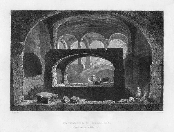 A sepulchre at Seleucia, Mesopotamia (Iraq  /  Iran), 1841. Artist: T Dixon
