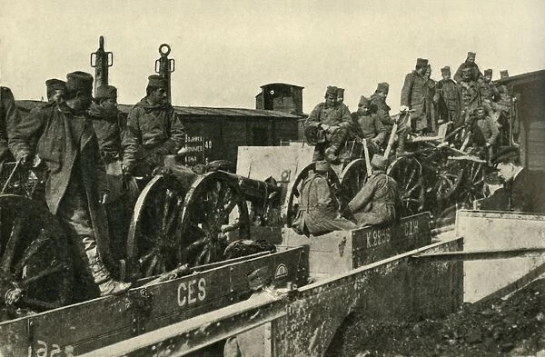Serbian troops in Greece, First World War, c1916, (c1920). Creator: Unknown