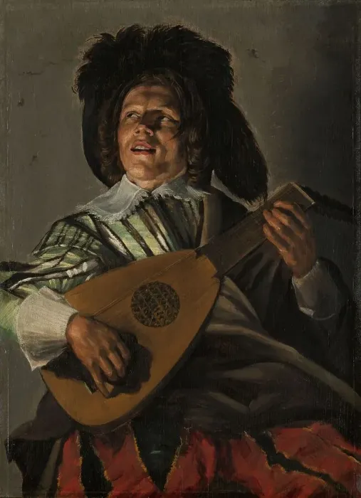 Framed Print : The Serenade, 1629. Creator: Judith Leyster Framed Print : The Serenade, 1629. Creator: Judith Leyster