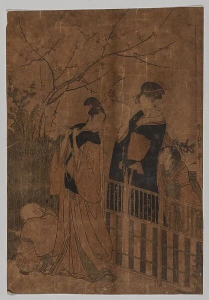 Serenade, 1753-1806. Creator: Kitagawa Utamaro (Japanese, 1753?-1806)