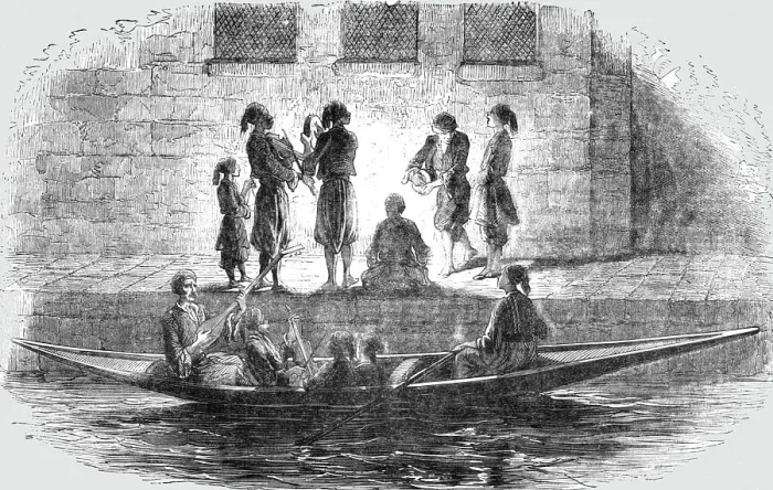 Framed Print : Serenaders at Constantinople during the Ramazan, 1854. Creator: Unknown Framed Print : Serenaders at Constantinople during the Ramazan, 1854. Creator: Unknown
