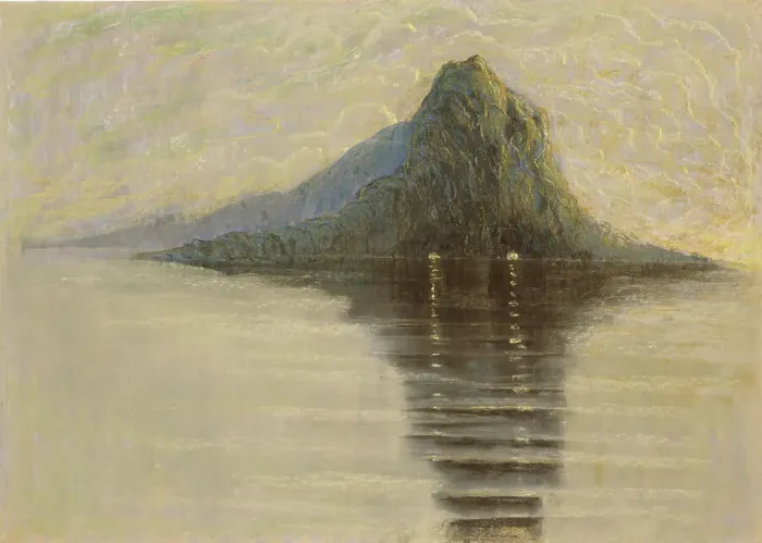 Framed Print : Serenity, 1905. Creator: Ciurlionis, Mikalojus Konstantinas (1875-1911) Framed Print : Serenity, 1905. Creator: Ciurlionis, Mikalojus Konstantinas (1875-1911)