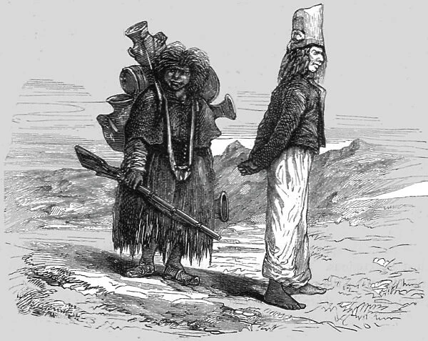 Sergeant Gomez and his Slave; About the Chincha Islands, 1875. Creator: Unknown