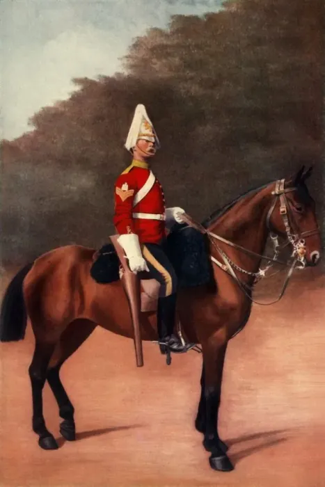 Framed Print : Sergeant of the Inniskilling Dragoons, 1900. Creator: Gregory & Co Framed Print : Sergeant of the Inniskilling Dragoons, 1900. Creator: Gregory & Co