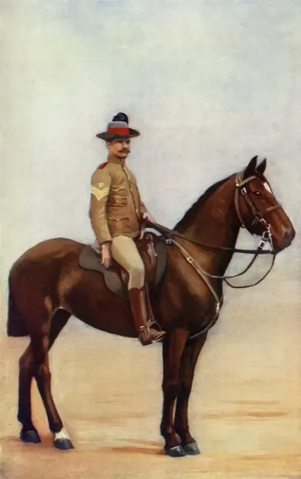 Framed Print : Sergeant-Major of the New South Wales Lancers, 1900. Creator: Gregory & Co Framed Print : Sergeant-Major of the New South Wales Lancers, 1900. Creator: Gregory & Co