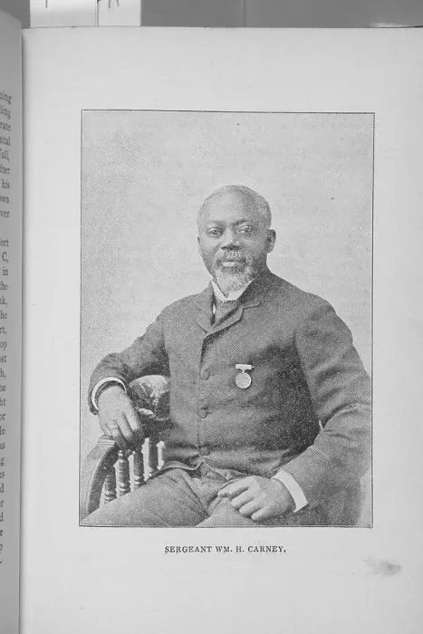 Framed Print : Sergeant Wm. H. Carney, 1897. Creator: Unknown Framed Print : Sergeant Wm. H. Carney, 1897. Creator: Unknown
