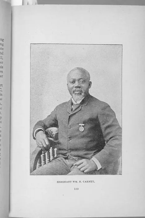 Framed Print : Sergeant Wm. H. Carney, 1902. Creator: Unknown