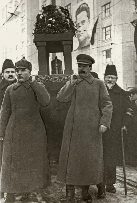 Framed Print : Sergey Kirovs funeral, December 6, 1934. Stalin, Voroshilov, Kalinin and Molotov, 1934 Framed Print : Sergey Kirovs funeral, December 6, 1934. Stalin, Voroshilov, Kalinin and Molotov, 1934