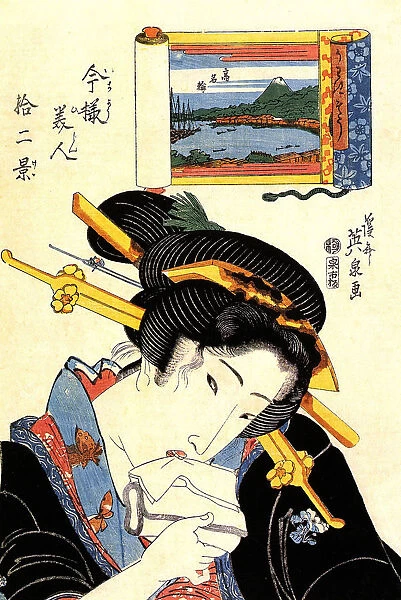 From the series The Beauties of Tokaido, 1830-1835