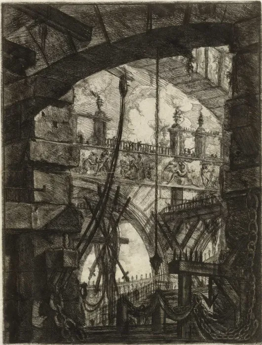 Framed Print : From the series The Imaginary Prisons (Le Carceri d Invenzione) Framed Print : From the series The Imaginary Prisons (Le Carceri d Invenzione)