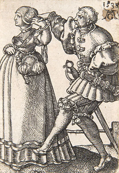 From the series The Small Wedding Dancers, 1538. Creator: Aldegrever