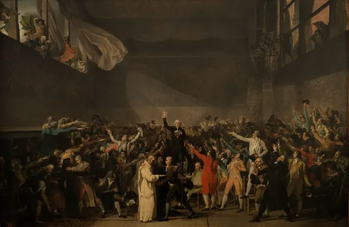 Framed Print : Serment du Jeu de paume, le 20 juin 1789, after 1791. Creator: Jacques-Louis David Framed Print : Serment du Jeu de paume, le 20 juin 1789, after 1791. Creator: Jacques-Louis David