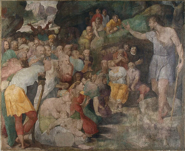The sermon of John the Baptist, 1553-1554. Creator: Tibaldi, Pellegrino (1527-1596)