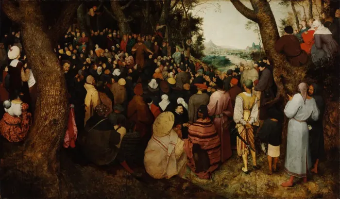 Framed Print : The Sermon of Saint John the Baptist. Artist: Bruegel (Brueghel), Pieter, the Elder (ca 1525-1569) Framed Print : The Sermon of Saint John the Baptist. Artist: Bruegel (Brueghel), Pieter, the Elder (ca 1525-1569)