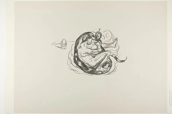 The Serpant is Killed, 1908 / 09. Creator: Edvard Munch