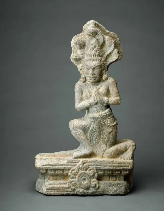 Framed Print : Serpent King (Nagaraja), Champa Period, 9th / 10th century. Creator: Unknown Framed Print : Serpent King (Nagaraja), Champa Period, 9th / 10th century. Creator: Unknown