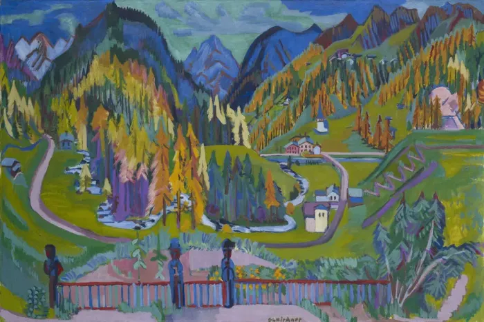 Framed Print : Sertig Valley in Autumn, 1925-1926 Framed Print : Sertig Valley in Autumn, 1925-1926