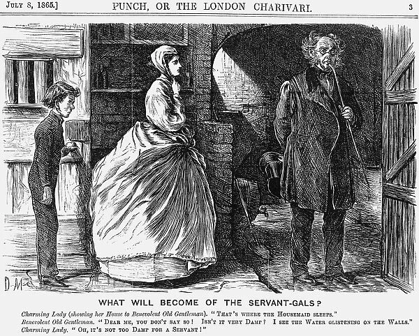 What Will Become of the Servant-Gals?, 1865. Artist: George du Maurier