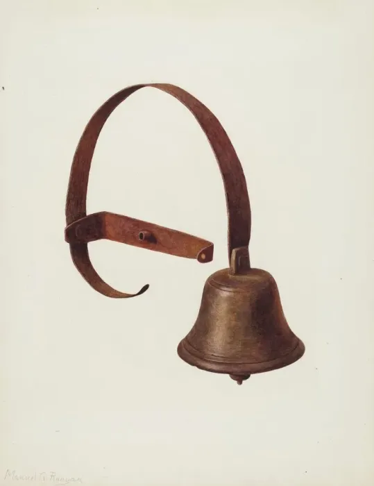 Framed Print : Servants Bell, 1935 / 1942. Creator: Manuel G. Runyan Framed Print : Servants Bell, 1935 / 1942. Creator: Manuel G. Runyan