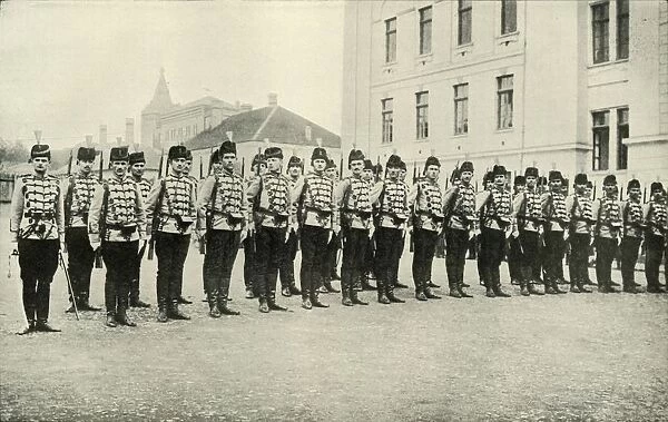 Servian Cavalry on Parade, (1919). Creator: Unknown