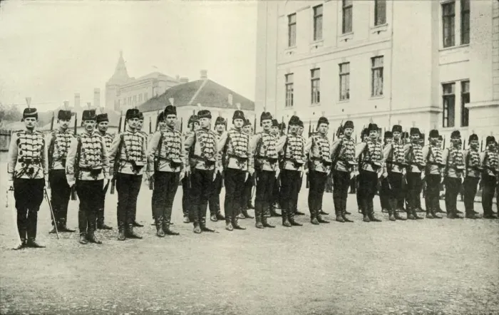 Framed Print : Servian Cavalry on Parade, (1919). Creator: Unknown Framed Print : Servian Cavalry on Parade, (1919). Creator: Unknown