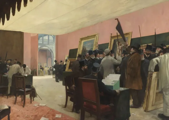 Framed Print : A Session of the Painting Jury, before 1885. Artist: Gervex, Henri (1852-1929) Framed Print : A Session of the Painting Jury, before 1885. Artist: Gervex, Henri (1852-1929)
