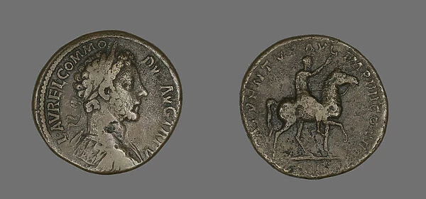 Sestertius (Coin) Portraying Emperor Commodus, December 179-December 180