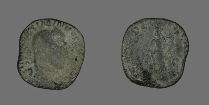 Framed Print : Sestertius (Coin) Portraying Emperor Maximinus, 235-236. Creator: Unknown Framed Print : Sestertius (Coin) Portraying Emperor Maximinus, 235-236. Creator: Unknown