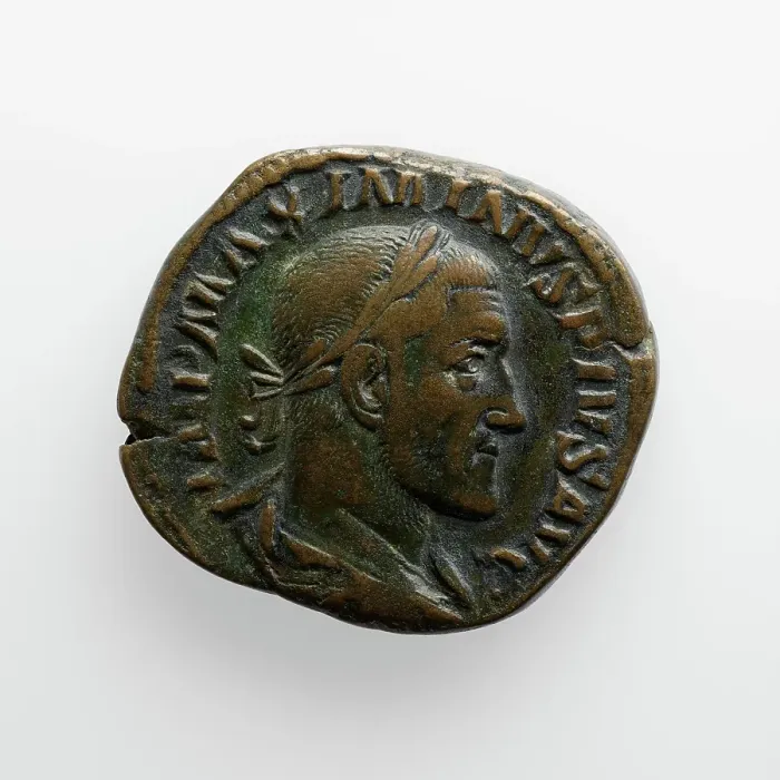 Framed Print : Sestertius of Maximinus I, A.D. 235-238. Creator: Unknown Framed Print : Sestertius of Maximinus I, A.D. 235-238. Creator: Unknown