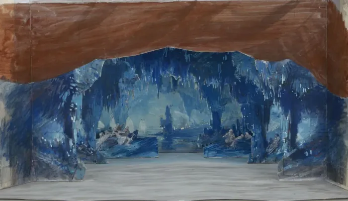 Framed Print : Set design for the Opera Don Carlos by Giuseppe Verdi. Paris, Theatre de l Opera-Le Peletier, 11. 03 Framed Print : Set design for the Opera Don Carlos by Giuseppe Verdi. Paris, Theatre de l Opera-Le Peletier, 11. 03